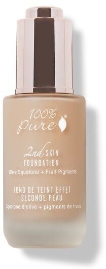 

100% Pure, Тональный крем для лица 2nd Skin Foundation, оттенок 5, 35 мл