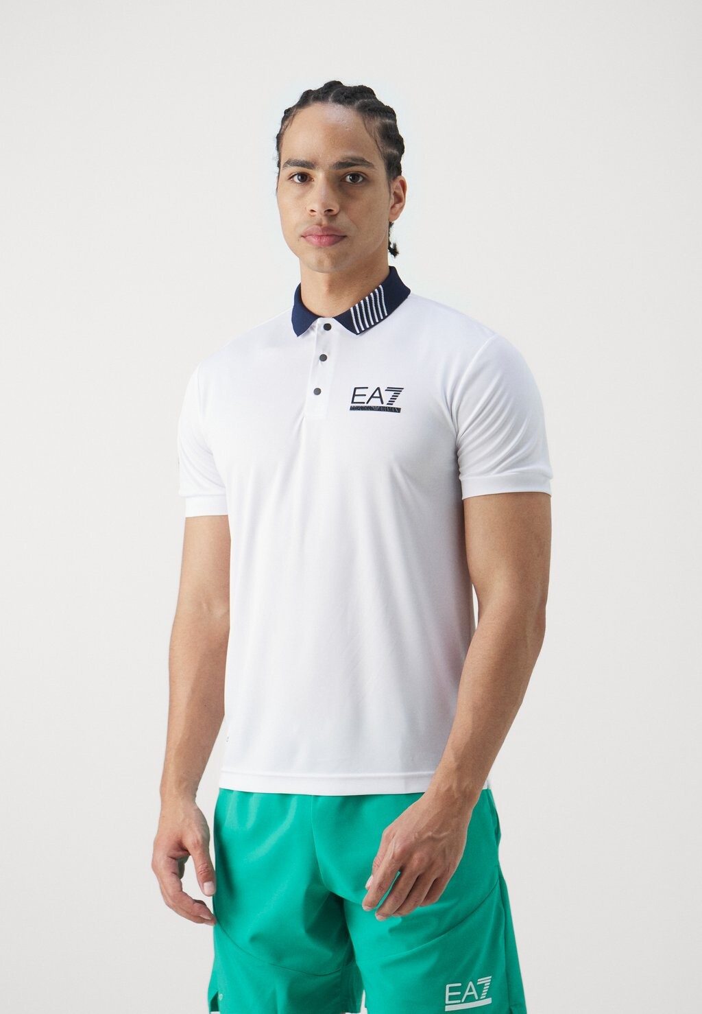 

Рубашка-поло TENNIS PRO EA7 Emporio Armani, цвет white