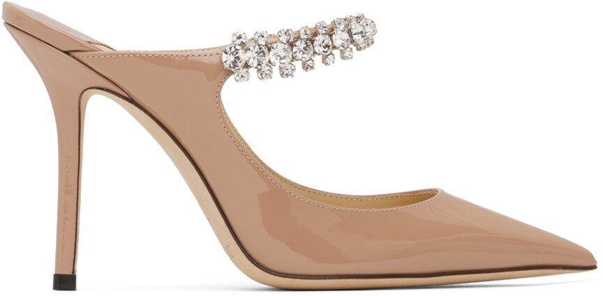 

Розовые балетки-мюли Bing 100 Jimmy Choo