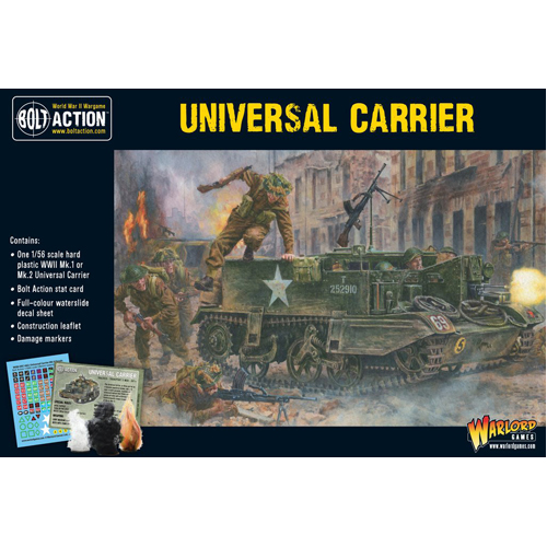 Фигурки Universal Carrier Warlord Games фигурки churchill 3″ gun carrier x2