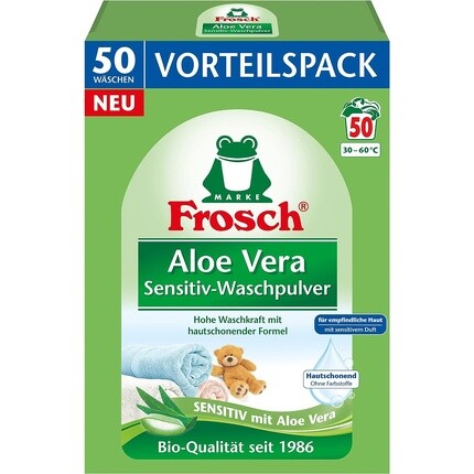

Стиральный порошок Aloe Vera Sensitive 50 Вт, Frosch