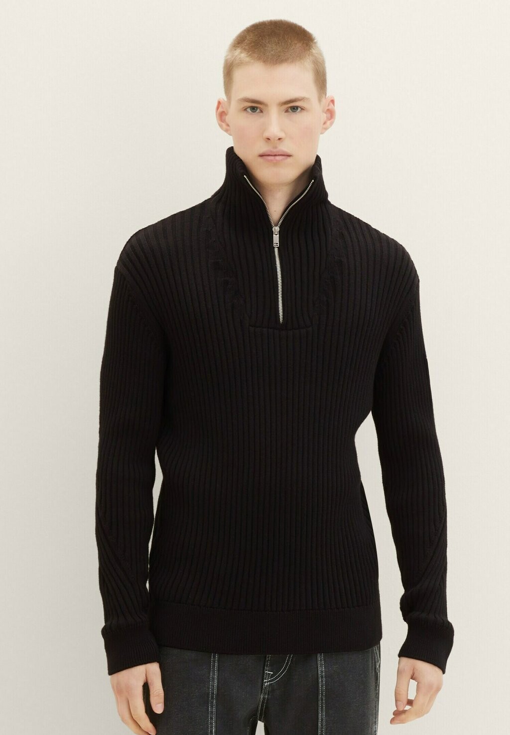 

Вязаный свитер TOM TAILOR DENIM, цвет black