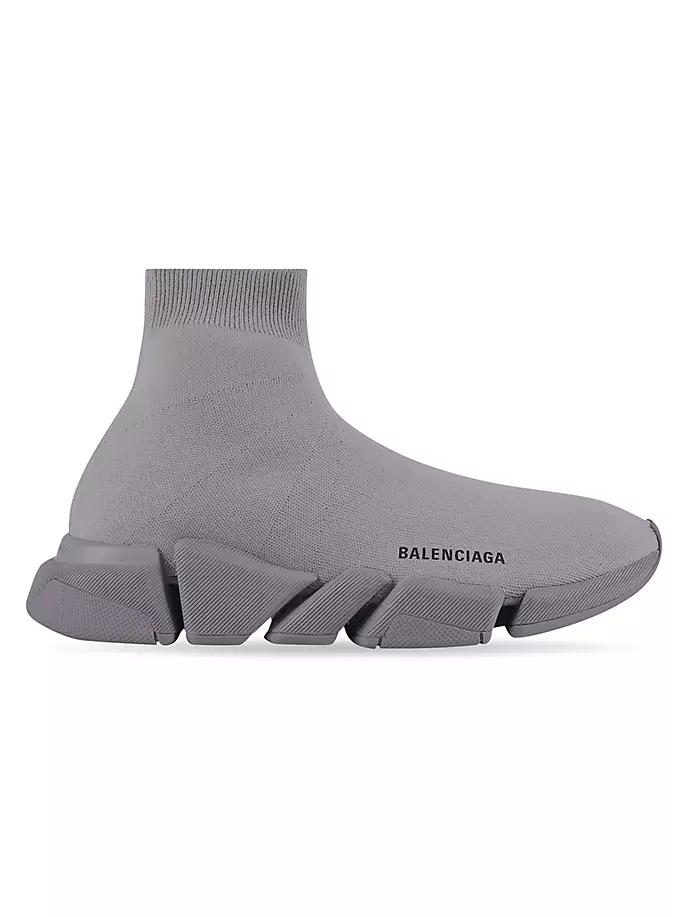 

Кроссовки Speed 2.0 Monocolor из переработанной вязки Balenciaga, серый