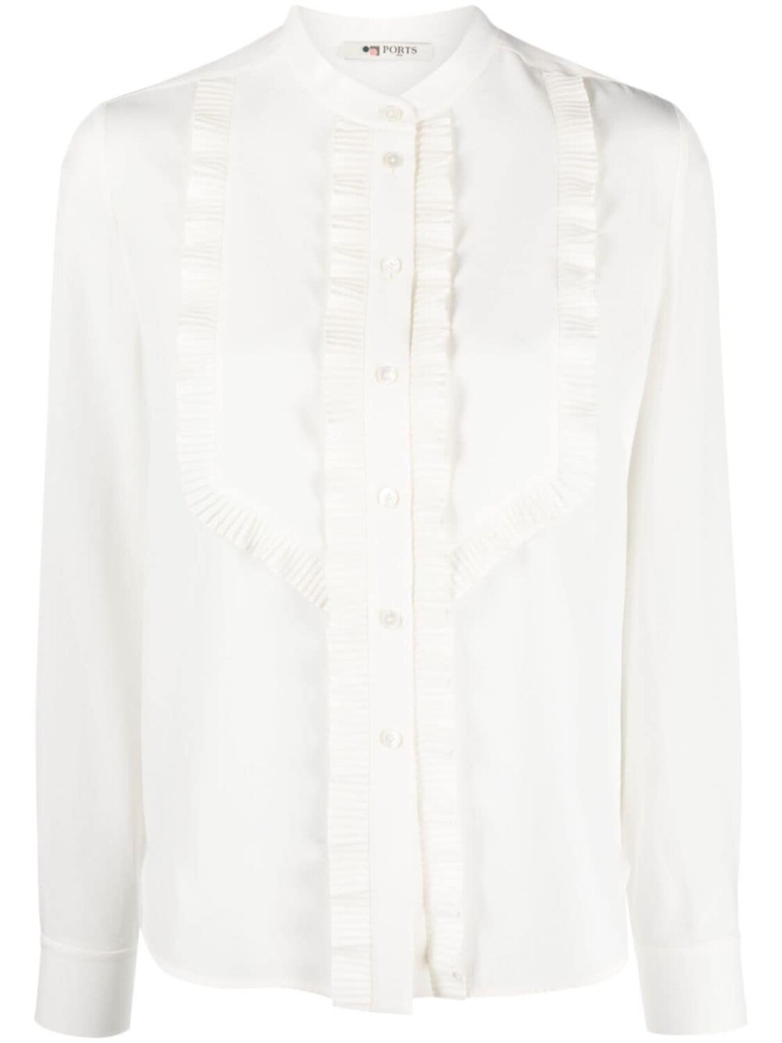 

Ports 1961 шелковая рубашка с оборками, белый