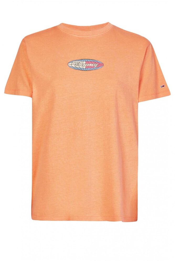 

Футболка Tommy Jeans Dw0Dw12730, оранжевый