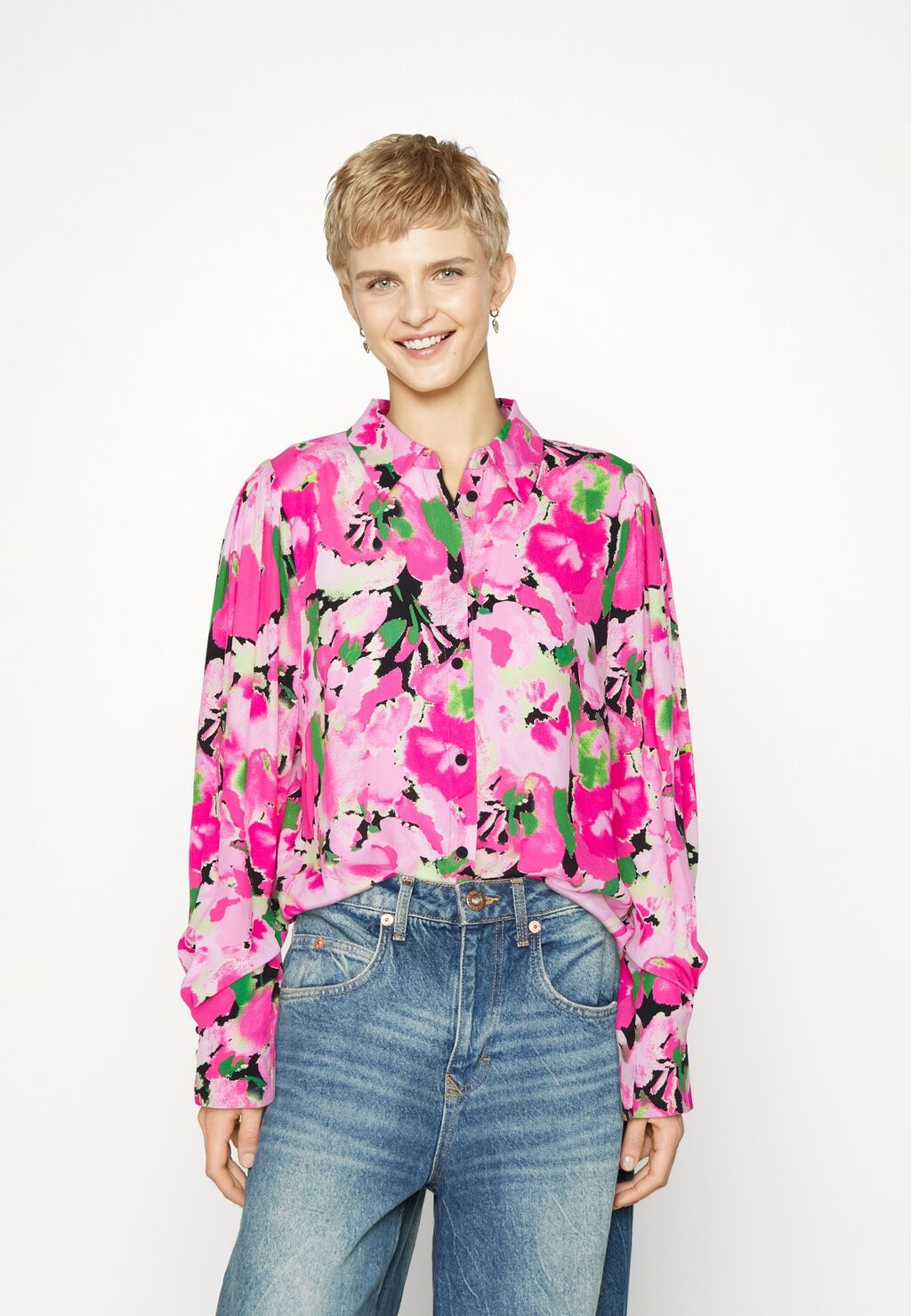 

Рубашка Yasviolo YAS, цвет camine rose/viola