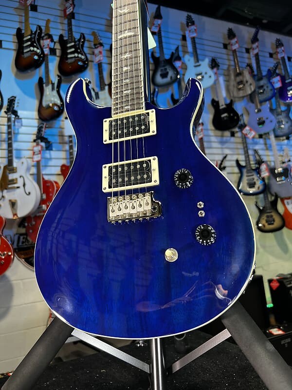 

Электрогитара PRS SE Standard 24-08 Electric Guitar - Translucent Blue Free Shipping Authorized Dealer! 010 GET PLEK’D!