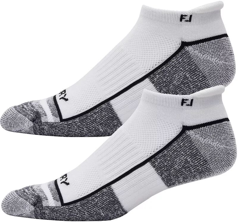 Мужские носки для гольфа FootJoy ProDry Roll Tab — 2 шт., белый
