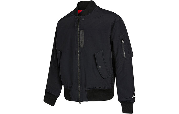 

Куртка-бомбер мужская из тканого хлопка Jordan Essentials Ma-1, Черный
