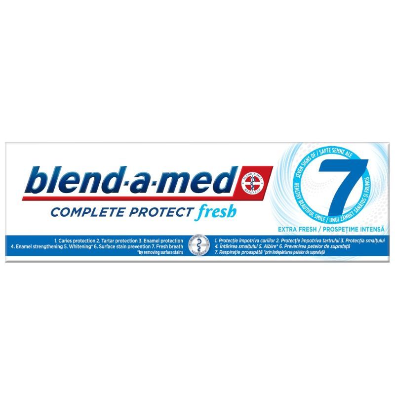 Blend-A-Med Complete Protect Fresh Extra Зубная паста, 75 ml ароматизатор california scents supair drive fresh черешня