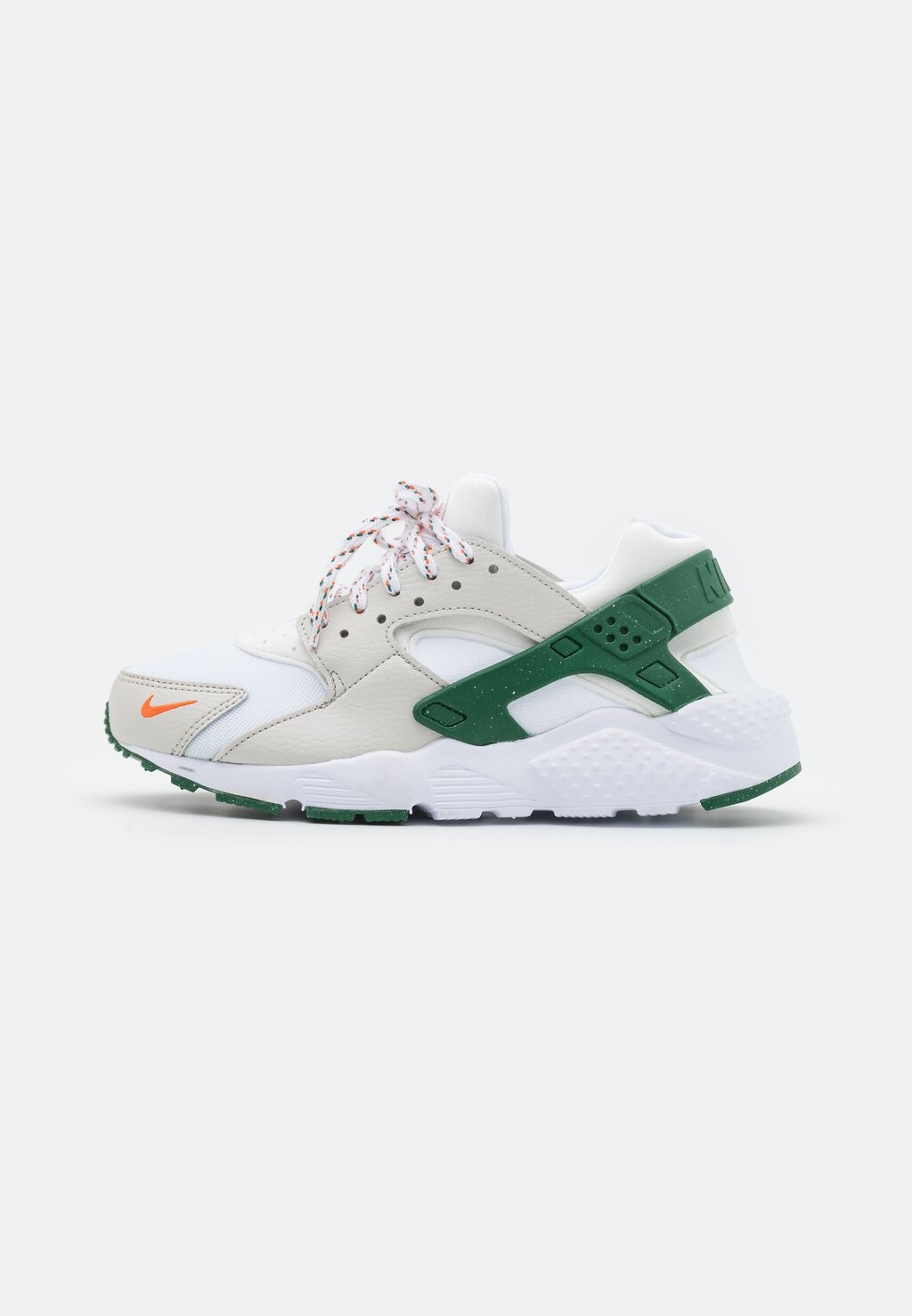 

Низкие кроссовки Huarache Run Gs Ct Unisex Nike, цвет white/safety orange/gorge green/light bone
