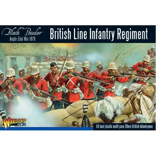 Фигурки British Line Infantry Regiment Warlord Games фигурки prussian landwehr regiment 1813 1815 warlord games