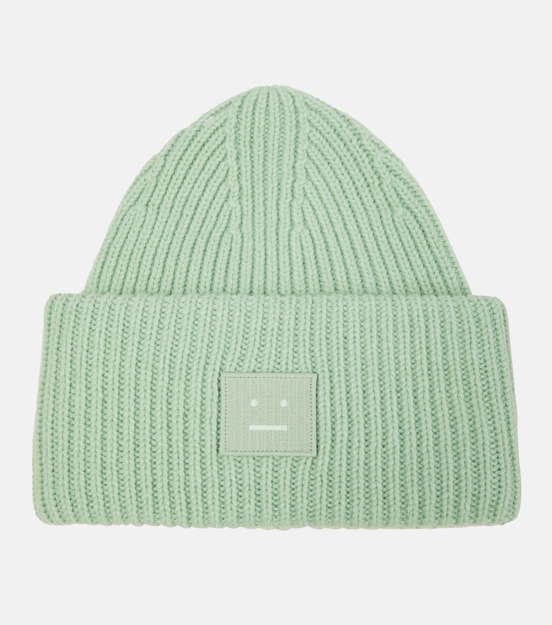 

Шапка для лица из шерсти Acne Studios, зеленый