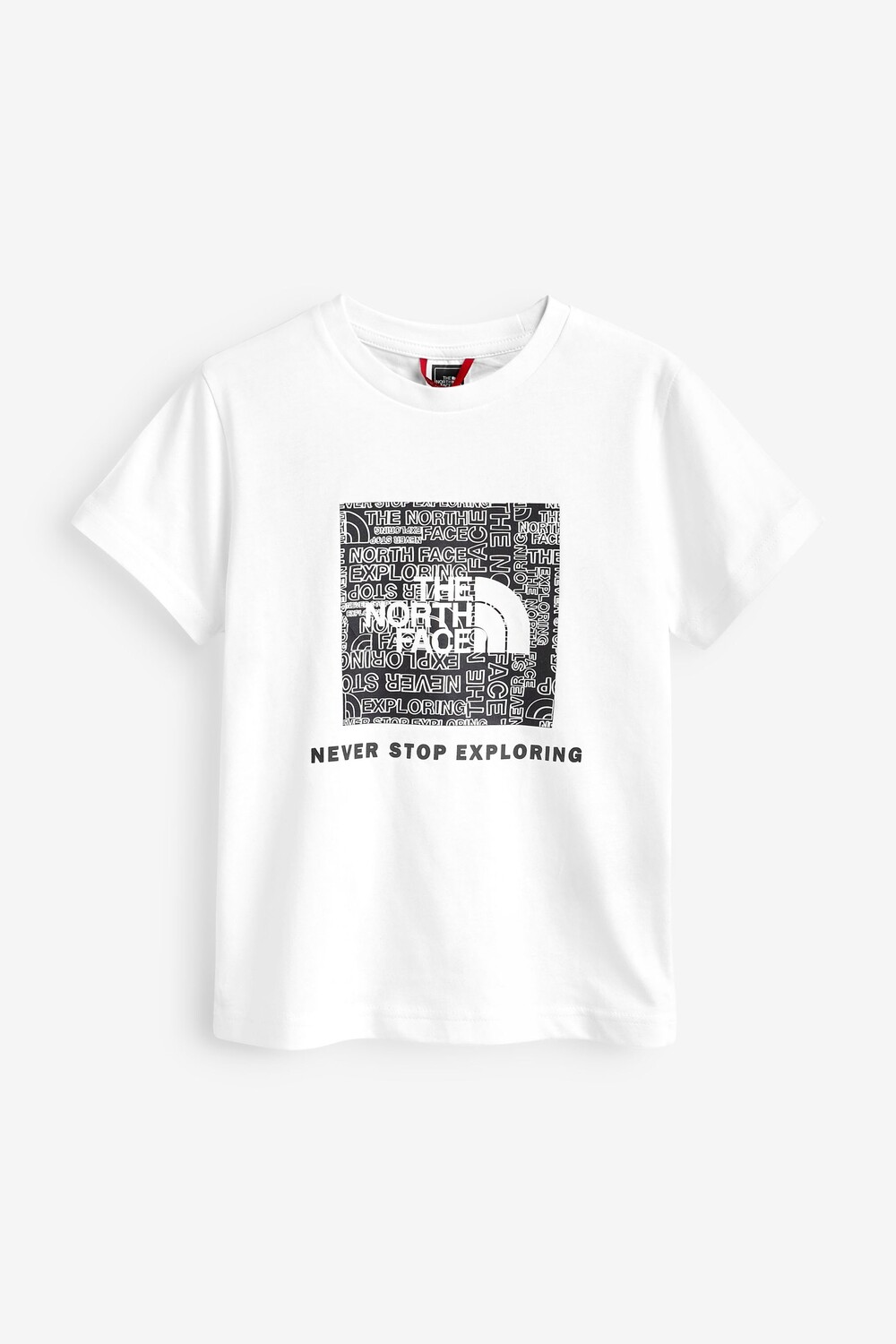 

Футболка с короткими рукавами Redbox для подростков The North Face, белый