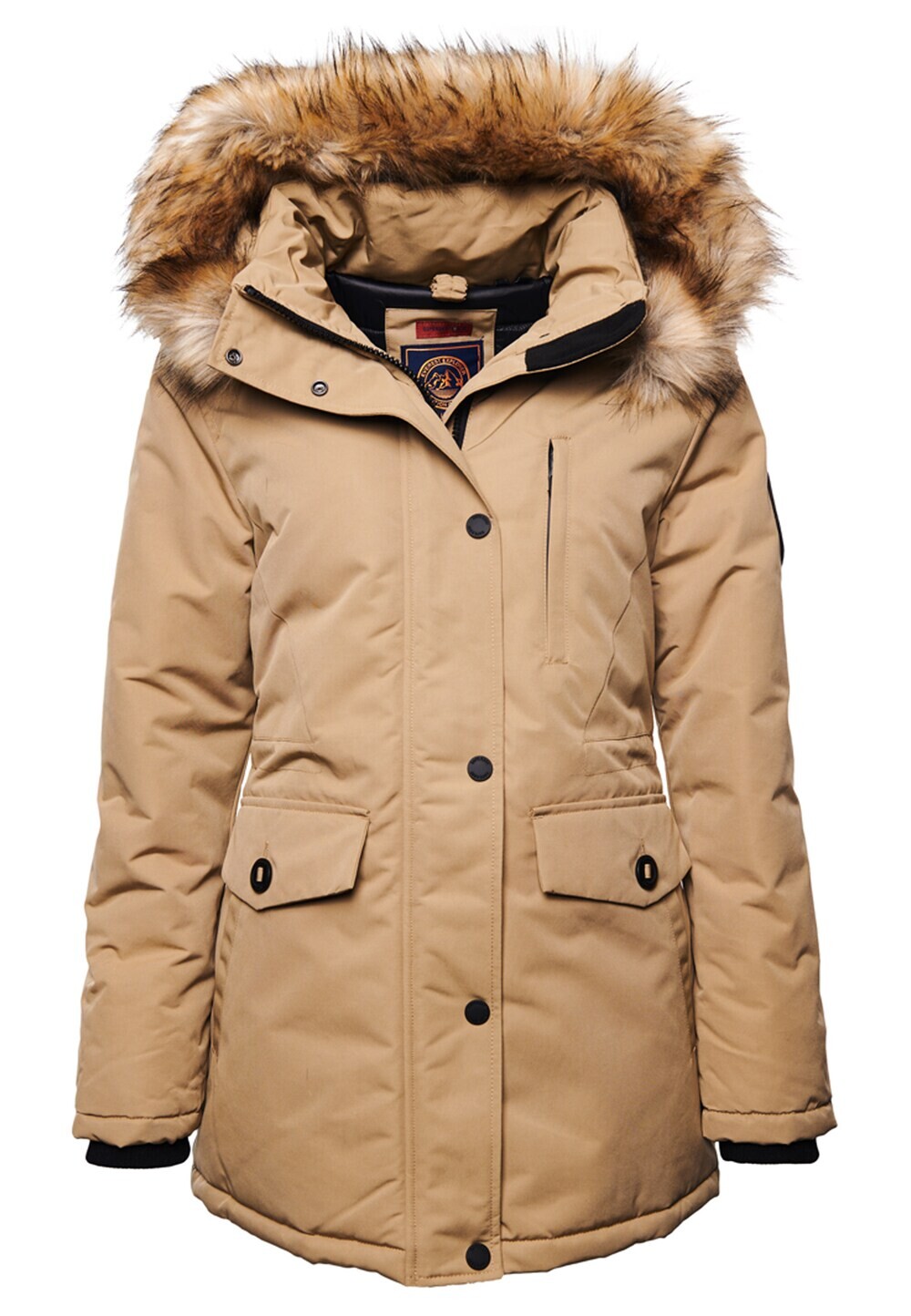 

Зимняя парка Superdry, светло-коричневый