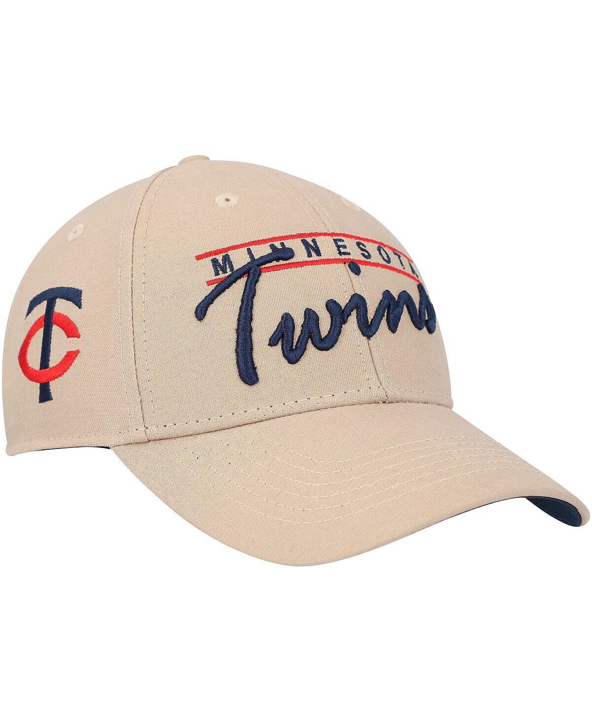 

Мужская регулируемая кепка цвета хаки Minnesota Twins Atwood MVP '47 Brand