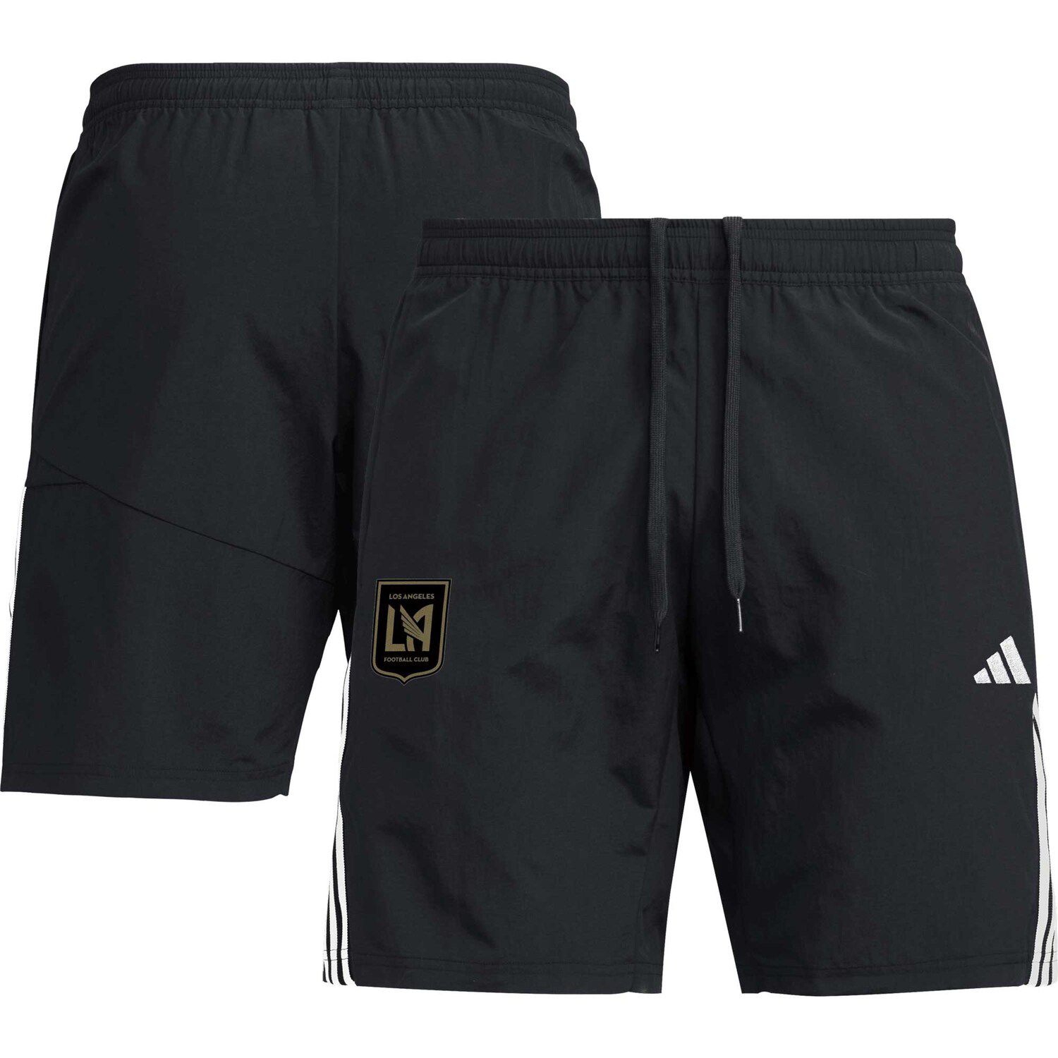 цена Мужские черные шорты для отдыха LAFC adidas