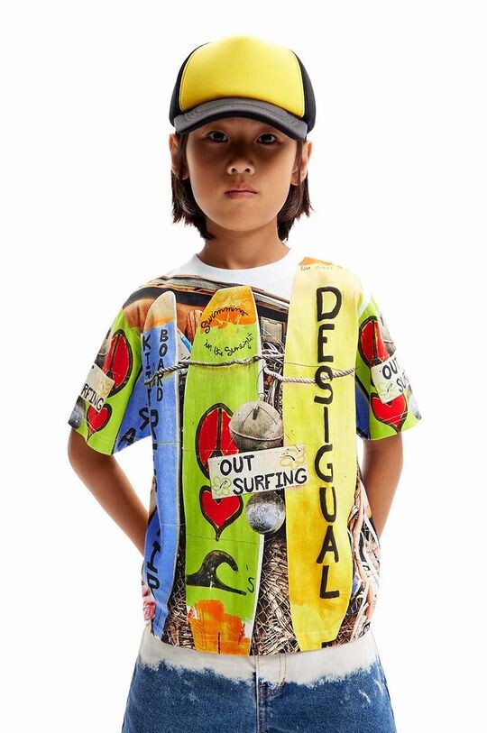 

Desigual Детская хлопковая футболка Alexis, мультиколор