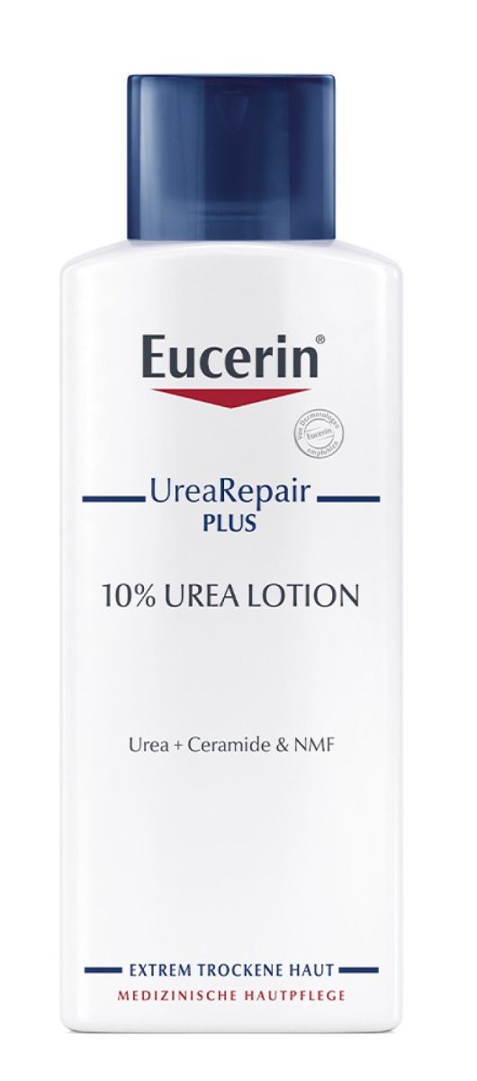 eucerin лосьон для тела urearepair plus 10% 250 мл Eucerin Urearepair Plus 10% эмульсия для тела, 250 ml