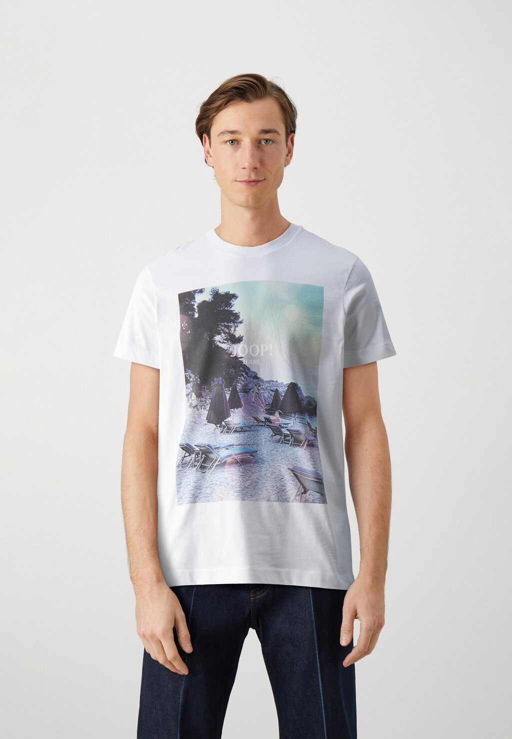 

Футболка с принтом DARIO JOOP! Jeans, цвет white