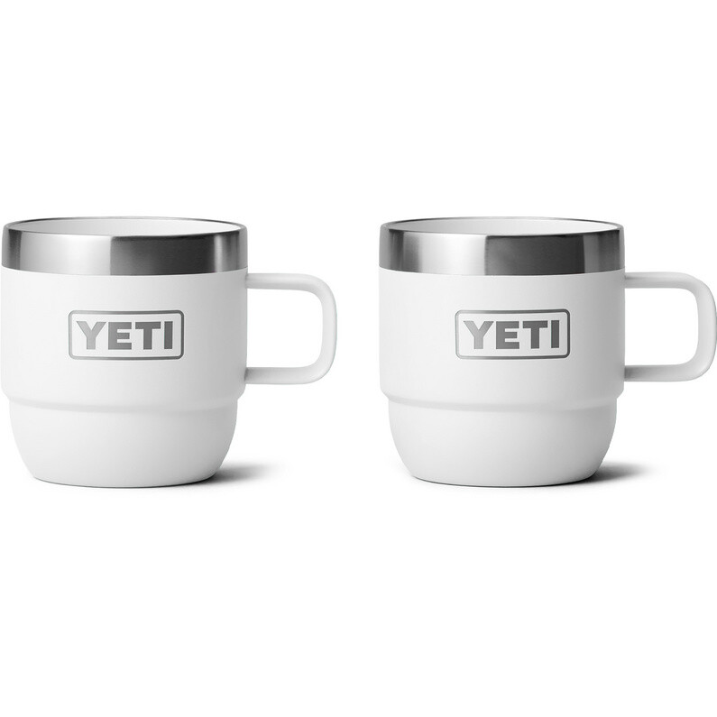 Эспрессо 6 унций, 2 чашки Yeti Coolers, белый