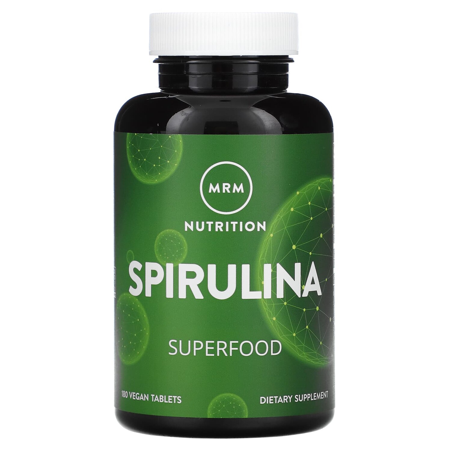 

Спирулина, 180 веганских таблеток, MRM Nutrition