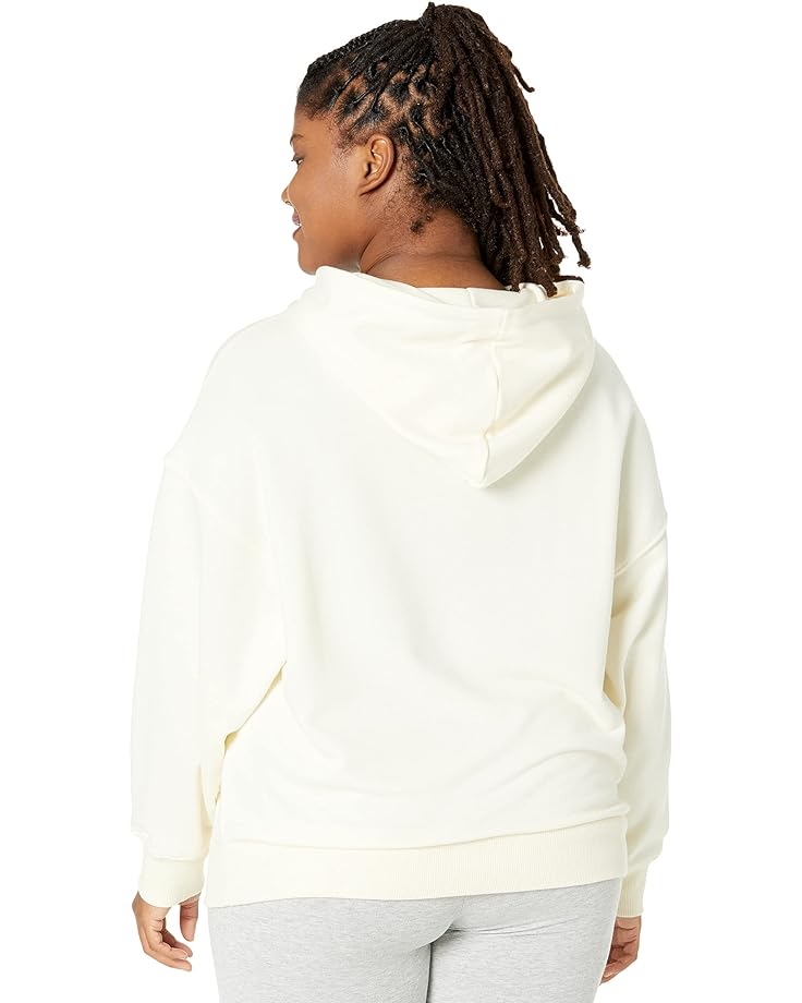 Худи PUMA Plus Size Classics Logo Hoodie, цвет Ivory Glow/Gloaming худи adidas originals plus size logo play hoodie