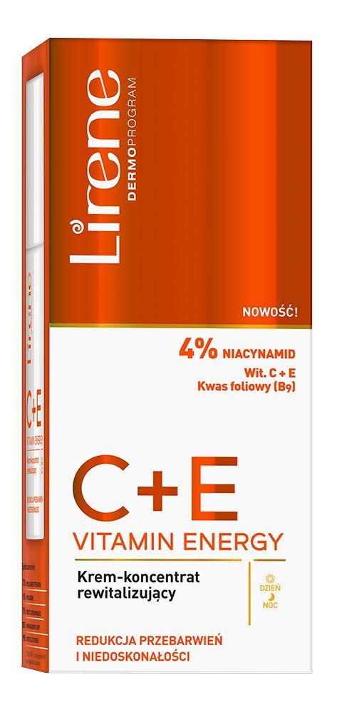 цена Lirene C+E крем-концентрат для лица, 40 ml