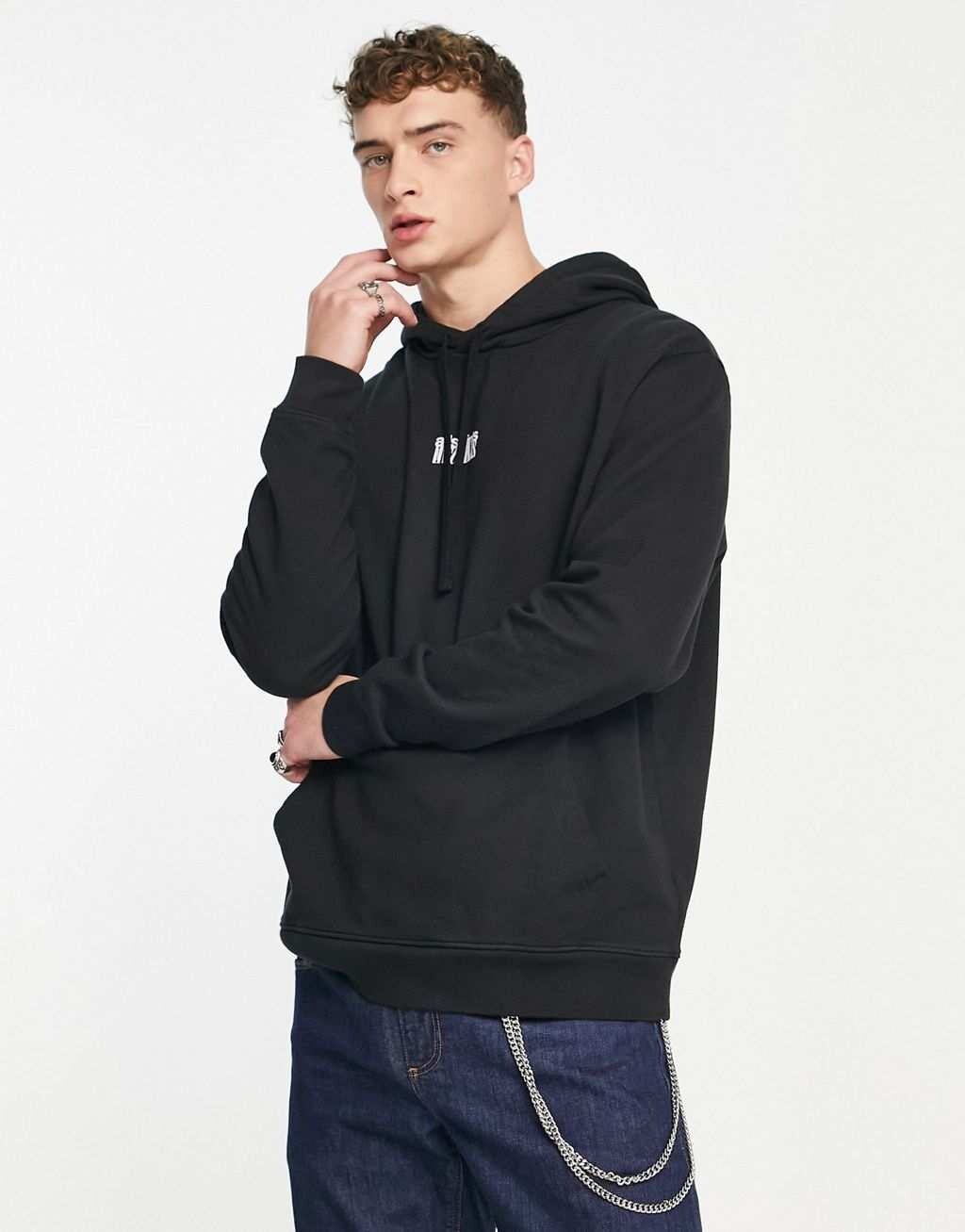 

Черная толстовка с логотипом AllSaints Refract, Черный