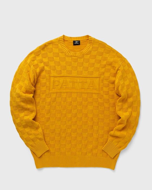 

Пуловер Patta Pearl Ribbed Knitted Sweater, цвет old gold