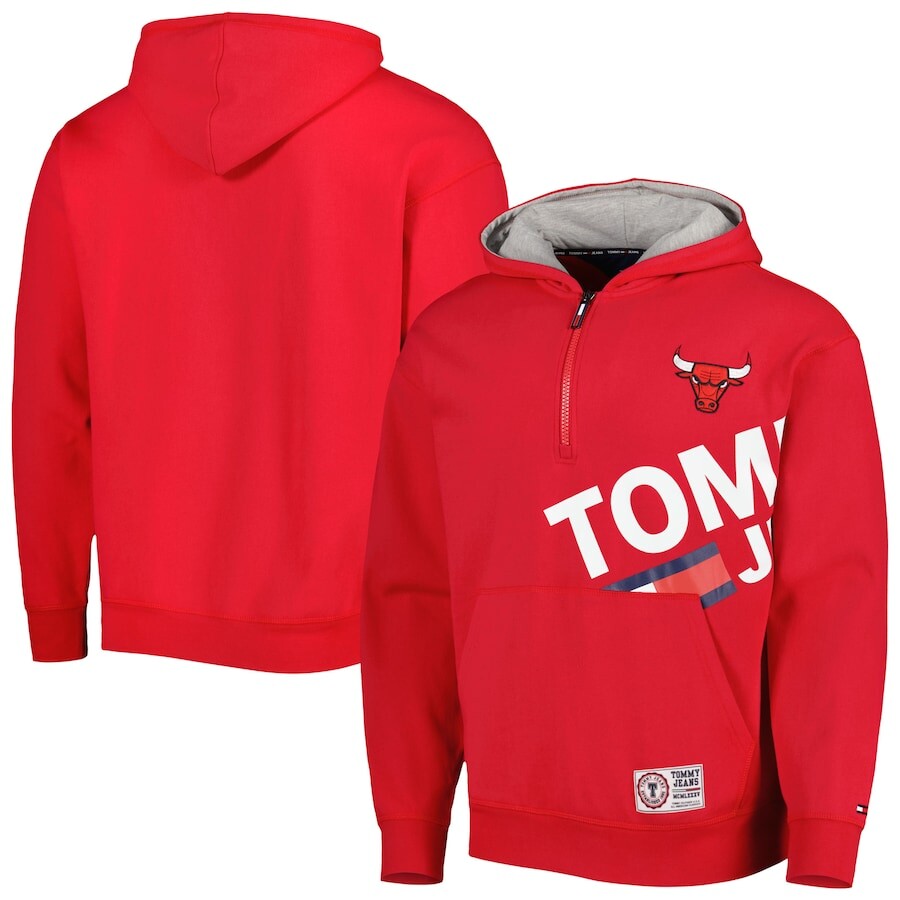 

Куртка Tommy Jeans Chicago Bulls, красный