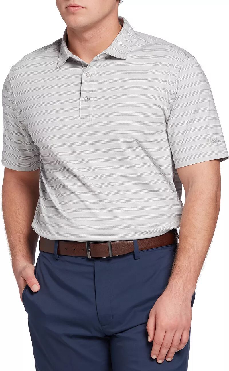 Мужская футболка-поло для гольфа Walter Hagen Performance 11 Majors Championship в полоску