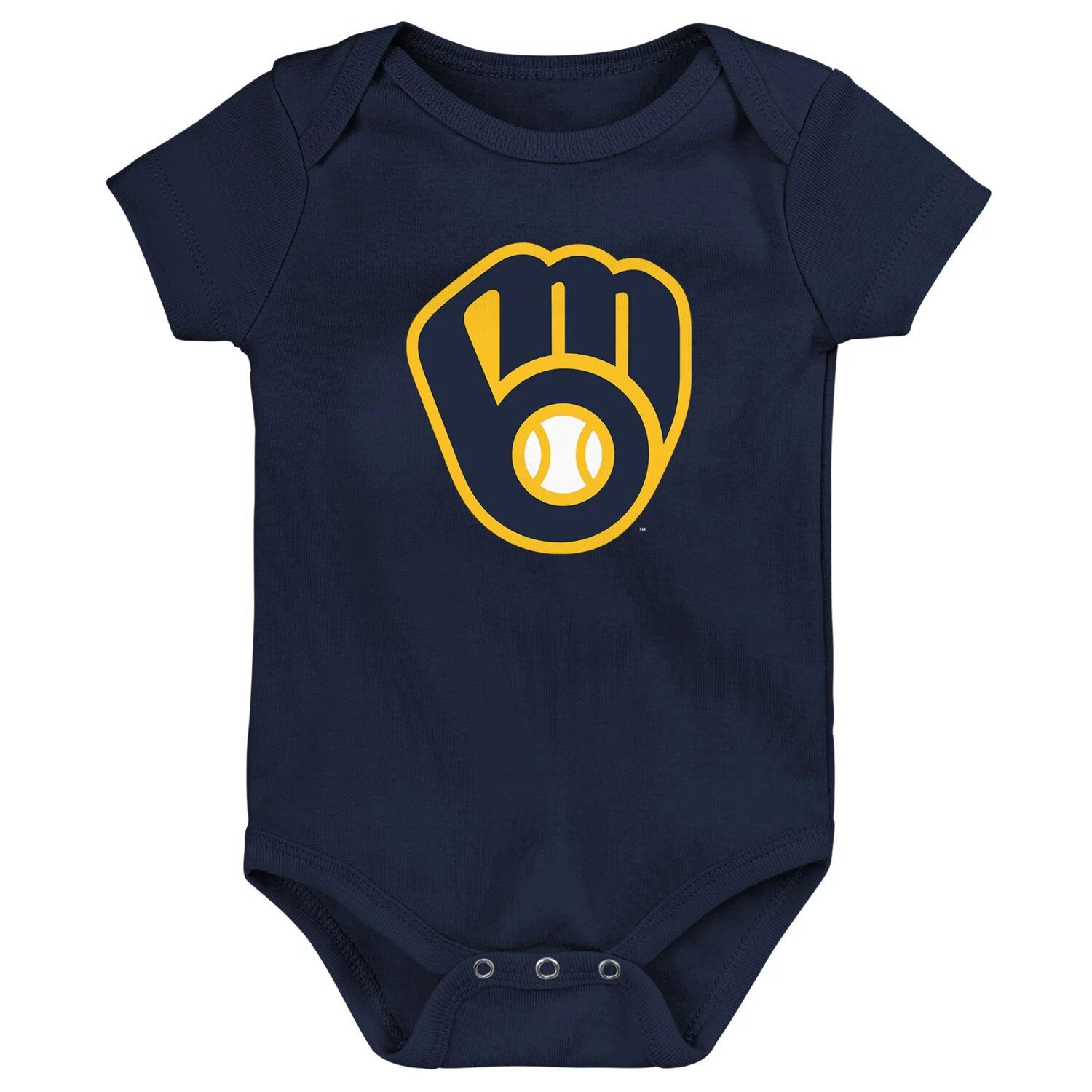 цена Темно-синее боди с логотипом команды Milwaukee Brewers для новорожденных и младенцев Outerstuff
