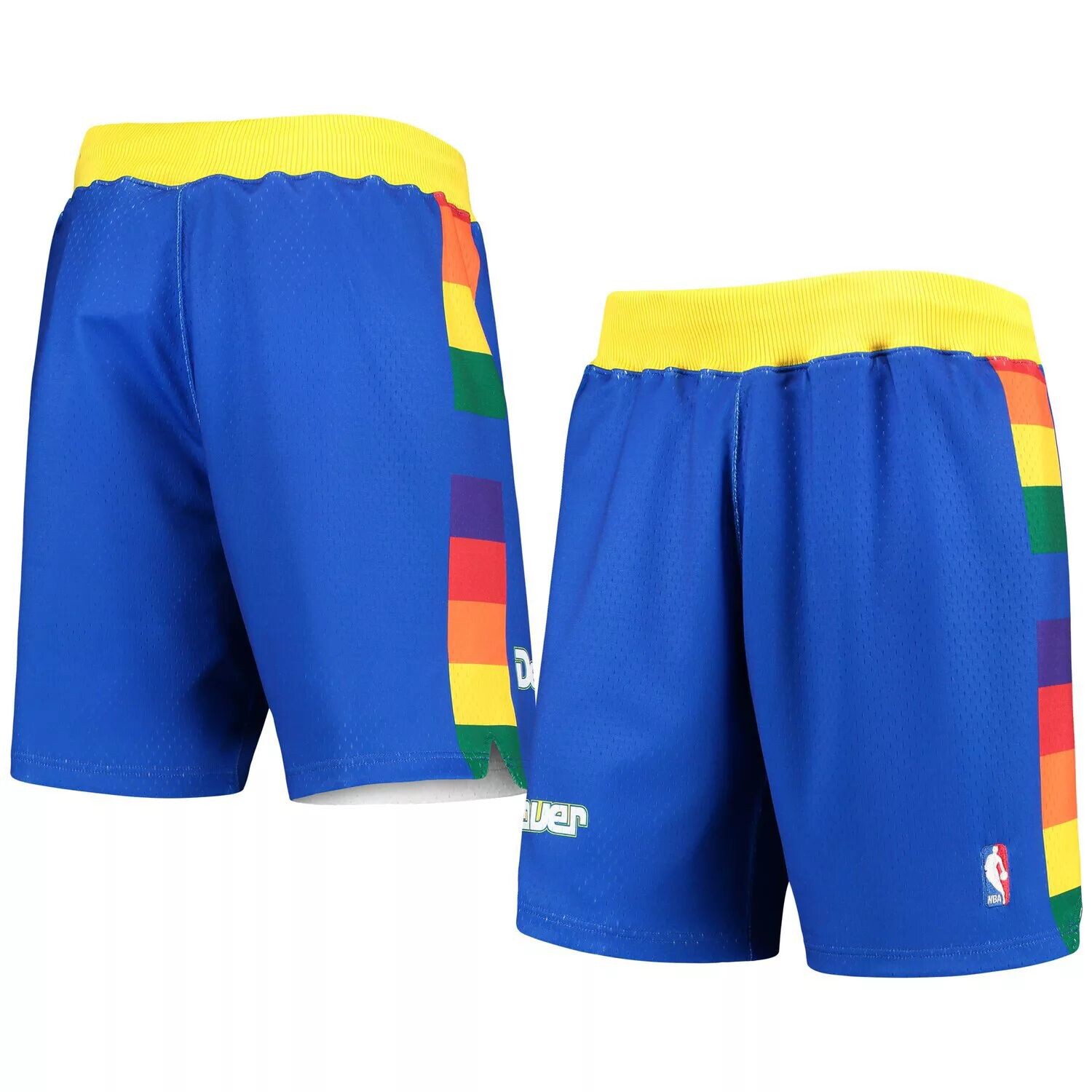 

Мужские шорты Mitchell & Ness Royal Denver Nuggets 1991/92 Hardwood Classics Authentic Shorts