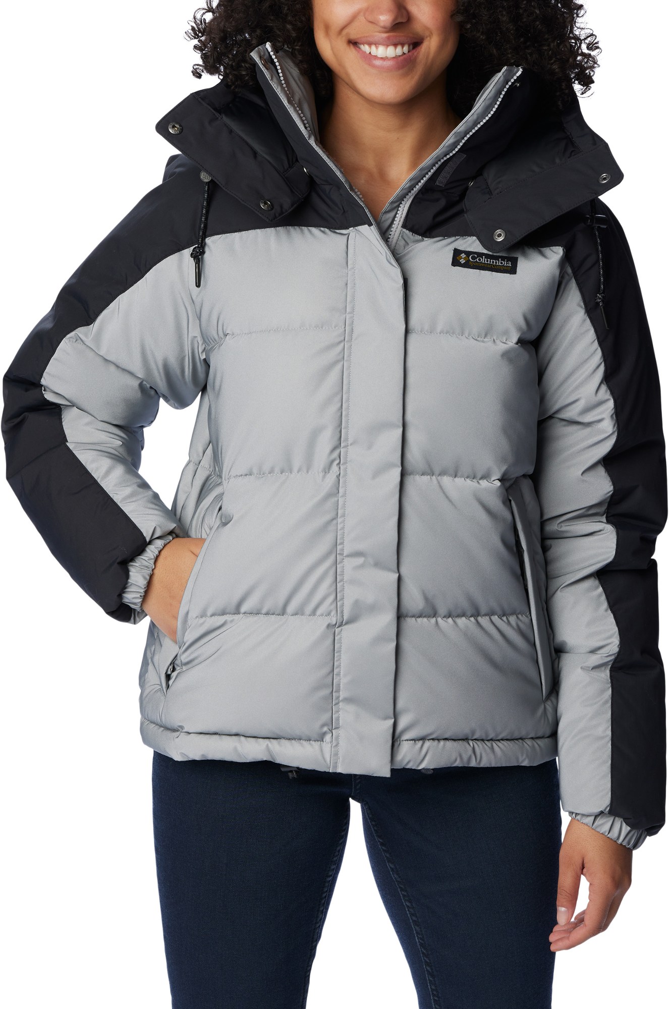 цена Утепленная куртка Snoqualmie — женская Columbia, серый