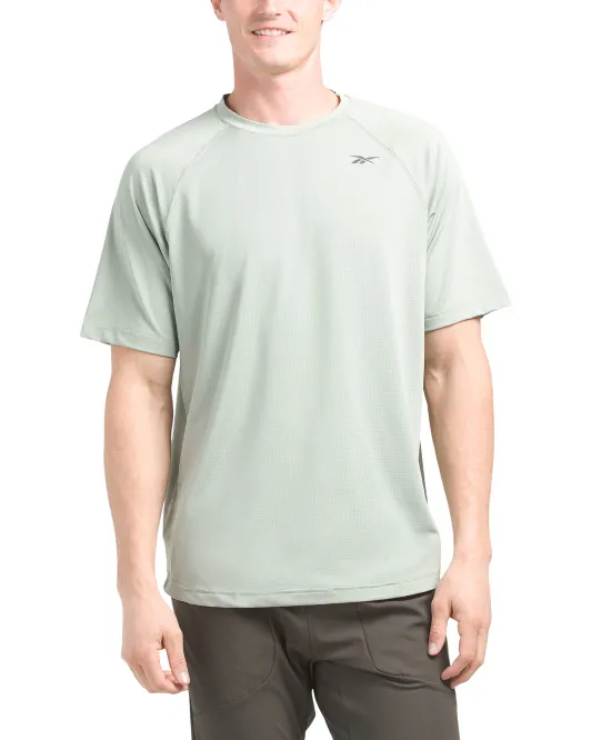 

Футболка с транспортными характеристиками Reebok, цвет Iceberg Green