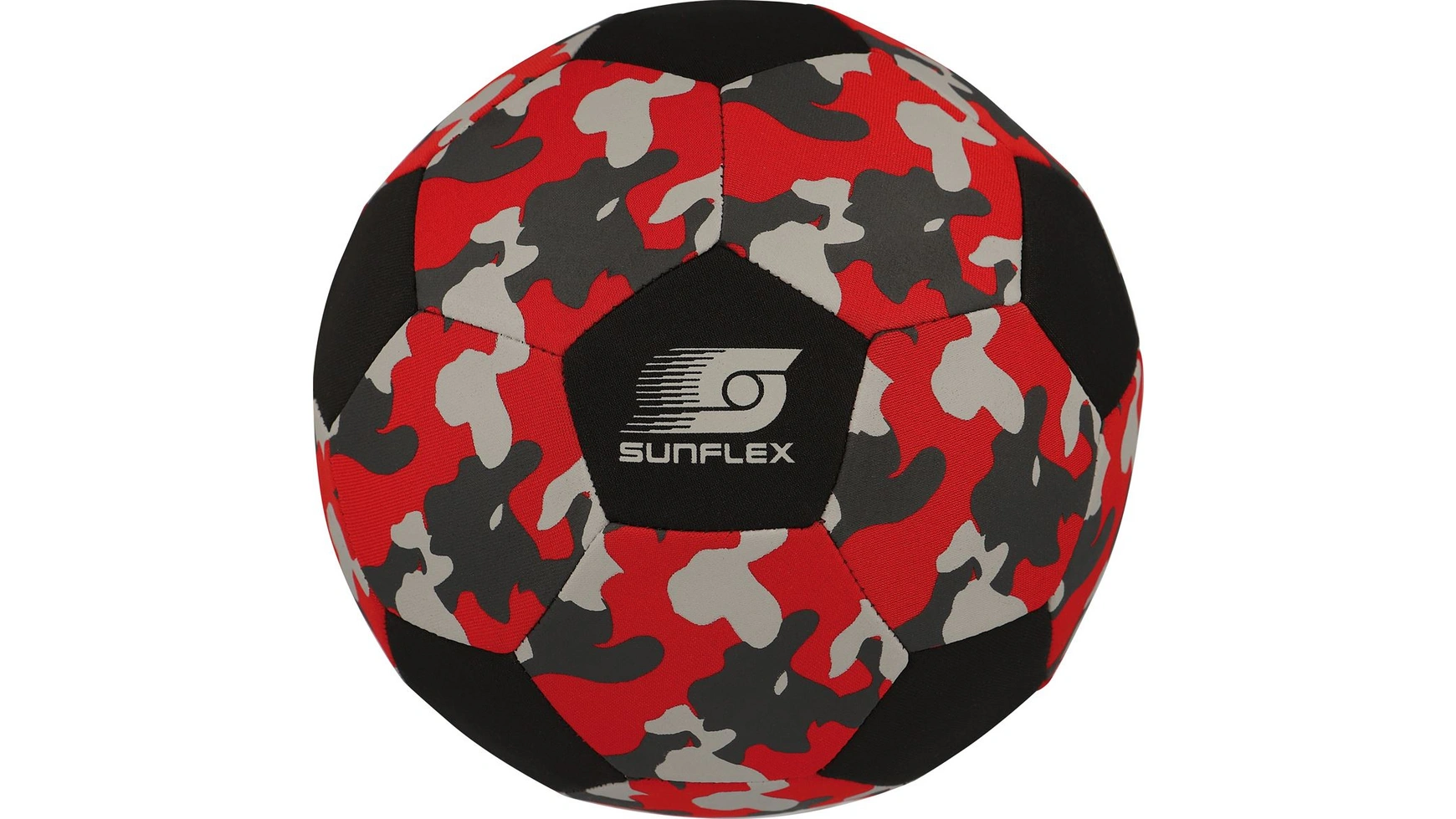 Неопреновый футбольный размер 5 камуфляжный красный Sunflex