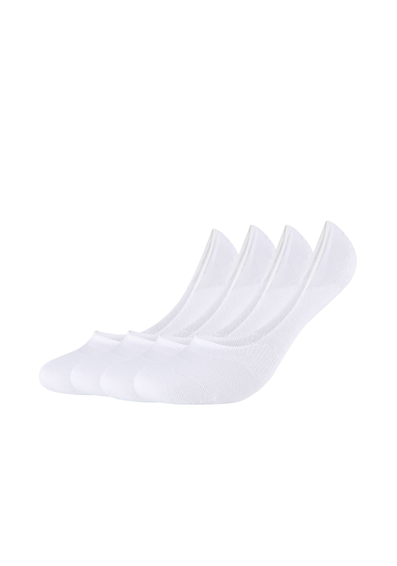 Носки camano Füßlinge 4 шт comfort, белый
