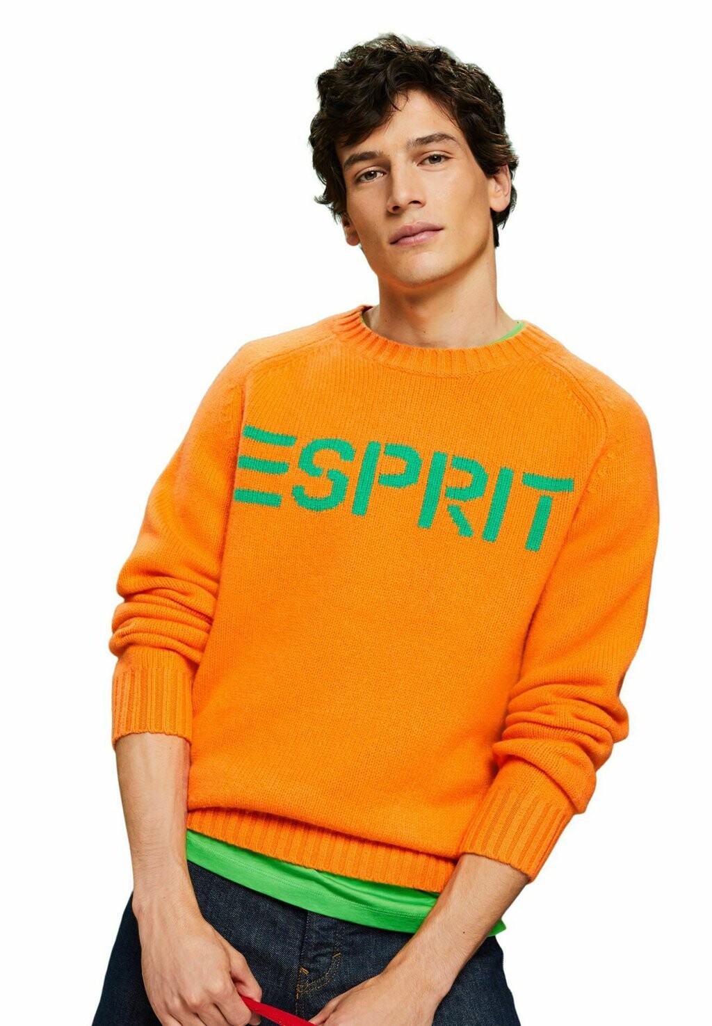 

Свитер Esprit, красно-оранжевый, Красный