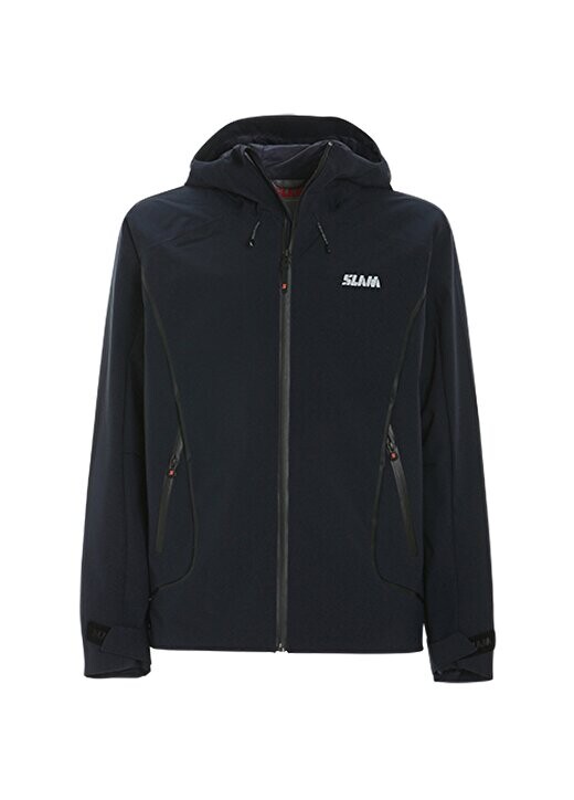 

Темно-синяя мужская куртка стандартного кроя с капюшоном A101002S00_ACT SUM HOOD SHORT JKT Slam, темно-синий
