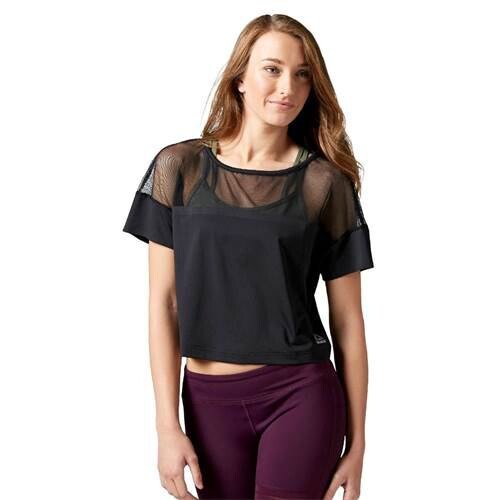 

Футболка Reebok Cardio Fashion Top, черный