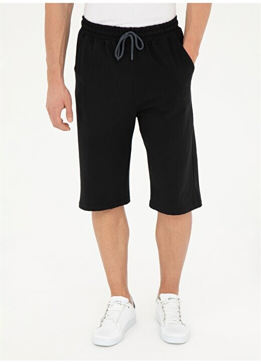 

Черные мужские спортивные шорты MARKOIY024 U.S. Polo Assn., черный