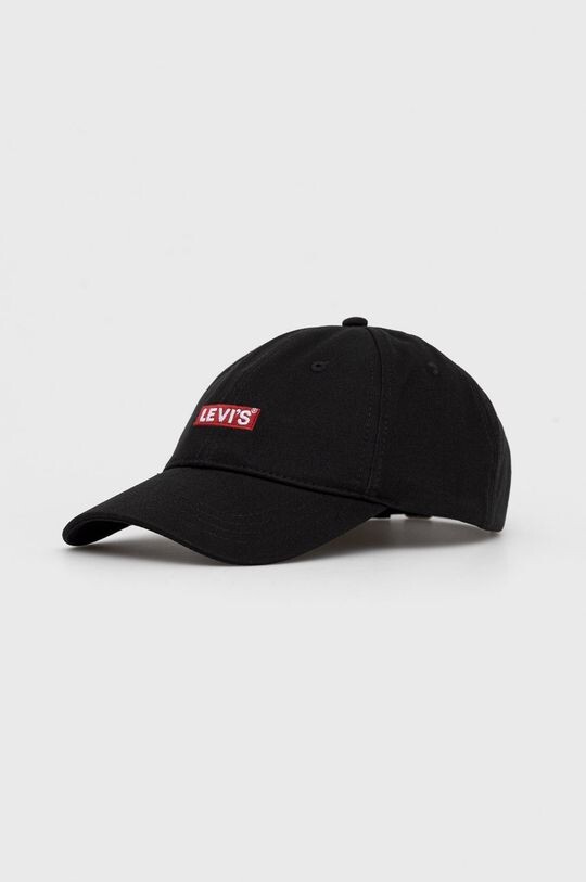 

Хлопковая кепка Levi's, черный