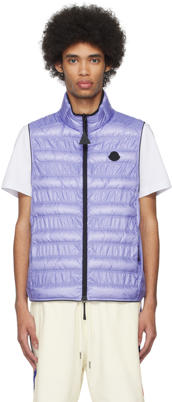 

Пурпурный пуховый жилет Lautaret Moncler
