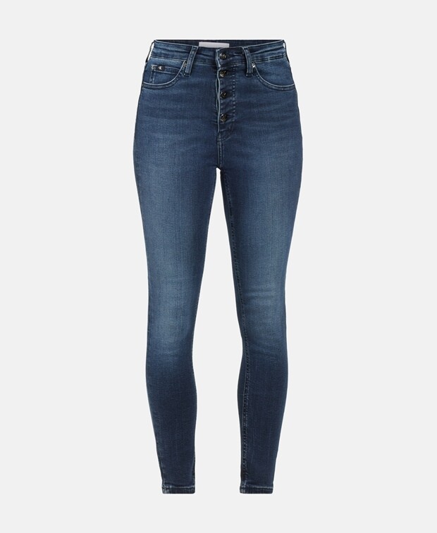 

Джинсы узкого кроя Calvin Klein Jeans, темно-синий