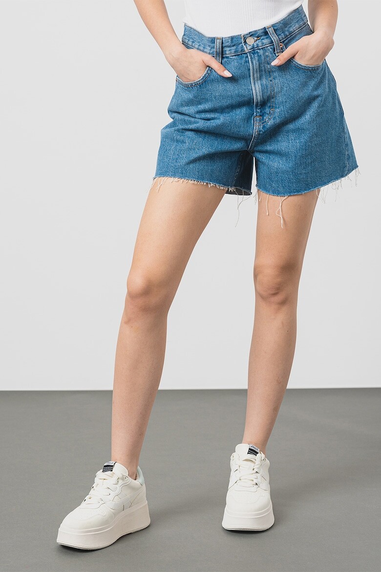 

Короткие джинсы с высокой талией Tommy Jeans, синий