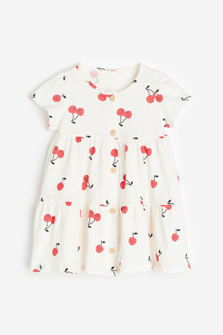 

Платье на пуговицах спереди H&M, белый