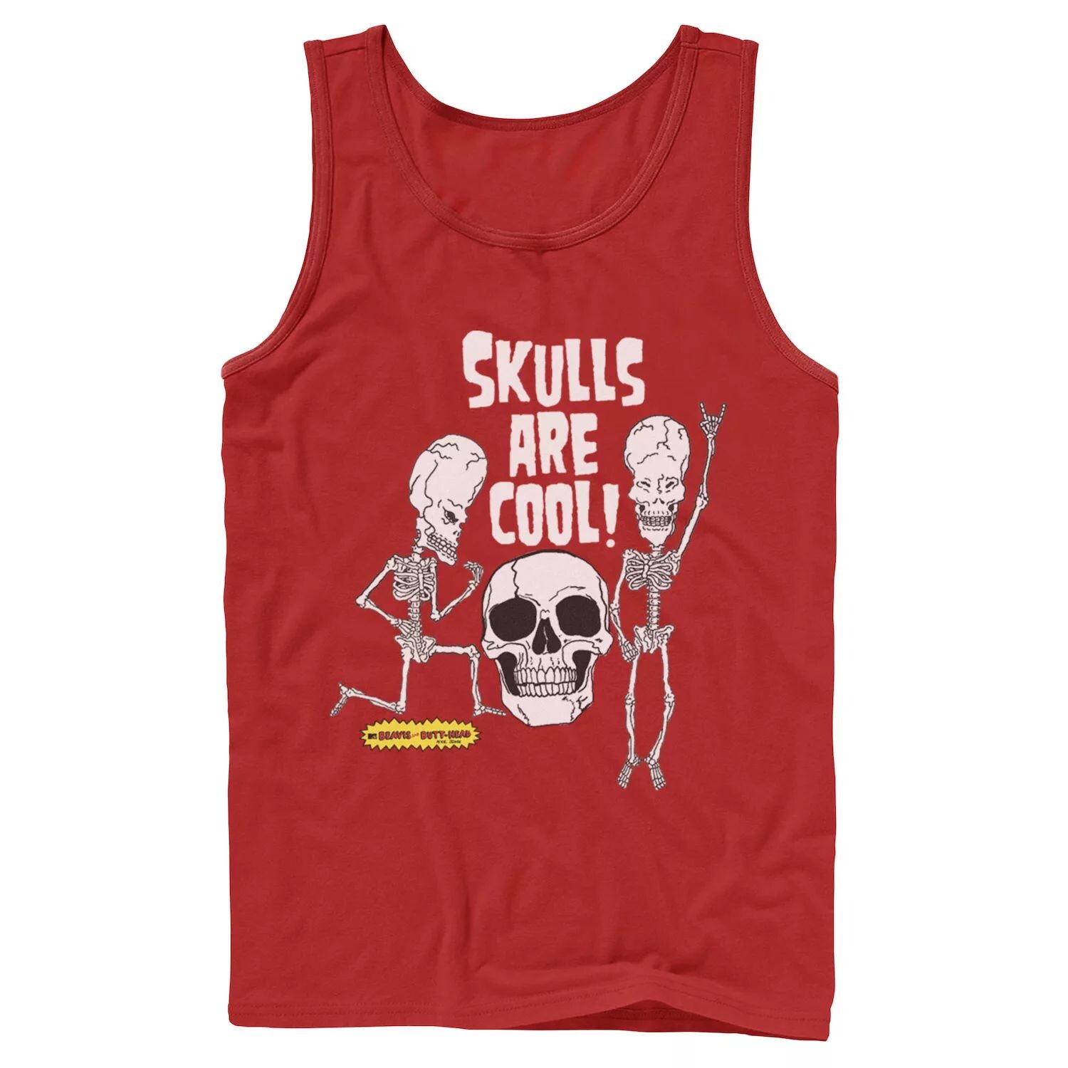 

Мужская майка Beavis and Butt-Head "Skulls Are Cool" Licensed Character
