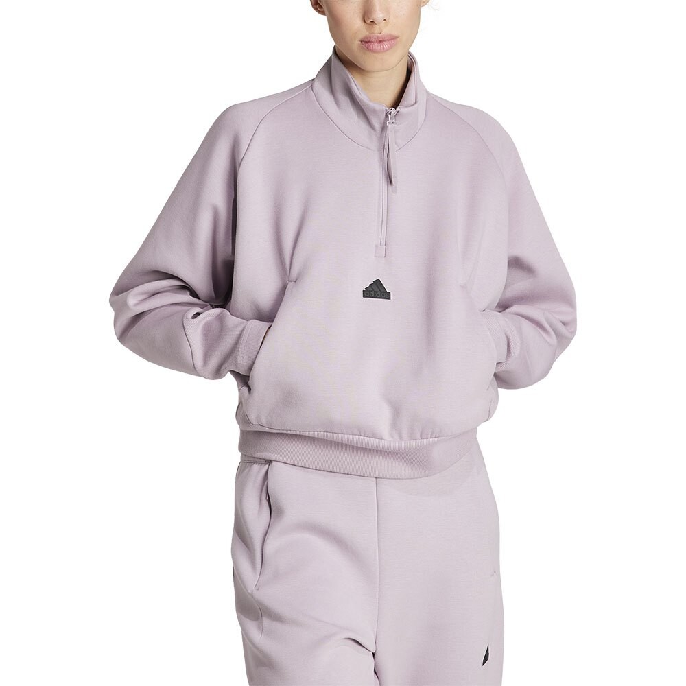 

Толстовка adidas Z.N.E Half Zip, фиолетовый