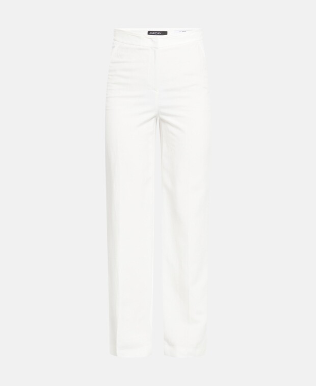 

Широкие брюки Marc Cain, цвет Wool White